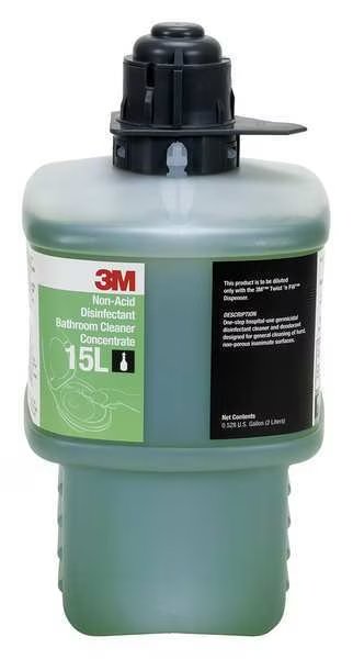 Disinfectant Bathroom Cleaner, 2L Bottle, 3M, Mfr#: 15L