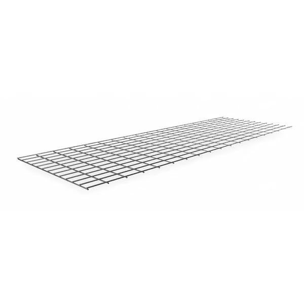 Decking, Steel Wire, 72 in W, 24 in D, Zinc, Zinc Finish, Gauge: 5, Nashville Wire, Mfr#: KSG2472