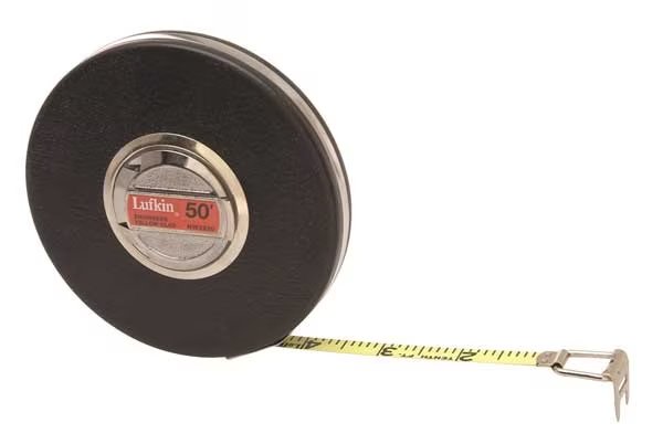 3/8" x 50' Banner® Engineer's Yellow Clad Tape Measure, Crescent Lufkin, Mfr#: HW223D