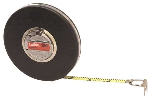 3/8" x 100' Banner® Engineer's Yellow Clad Tape Measure, Crescent Lufkin, Mfr#: HW226D