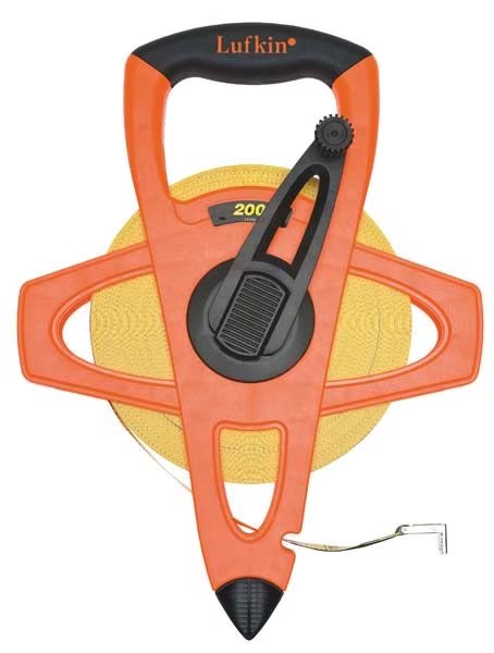 1/2" x 200' Fiberglass Tape Measure, Crescent Lufkin, Mfr#: FE200