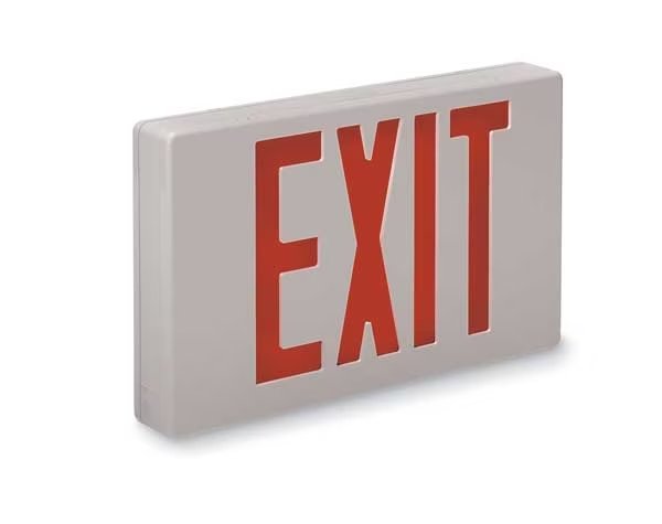 Exit Sign, 1.7W, Red, 2, Big Beam, Mfr#: EXKL2RWWU