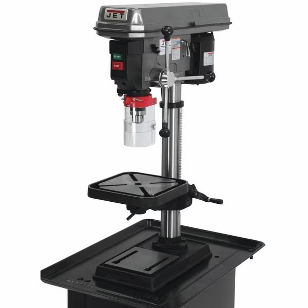Bench Drill Press, Belt Drive, 3/4 hp, 115/230 V, 15 in Swing, 16 Speed, Jet, Mfr#: 354401