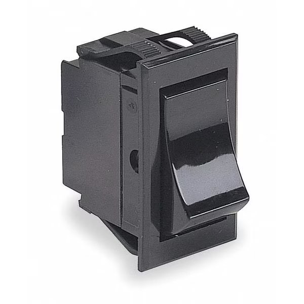 Rocker Switch, SPST, 2 Connections, Carling Technologies, Mfr#: TIGA54-6S-BL-NBL