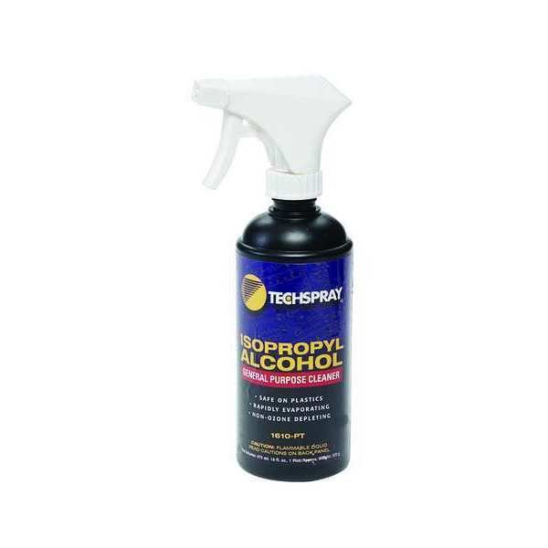 Cleaner, 16 Oz. Trigger Spray Bottle, Alcohol, Techspray, Mfr#: 1610-PT