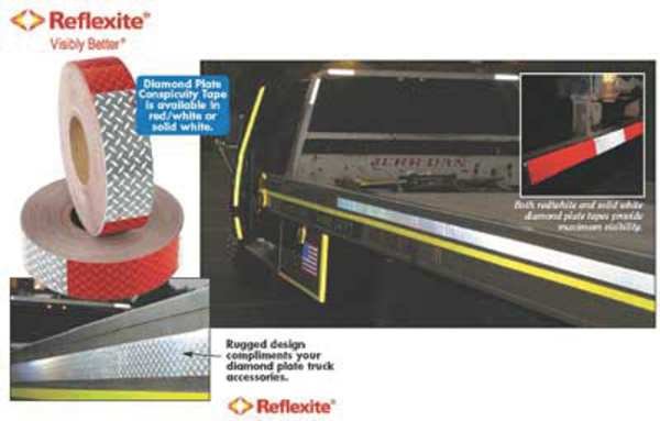 Consp Tape, Truck and Trailer, 2"X0.5Yd, Oralite, Mfr#: 18397