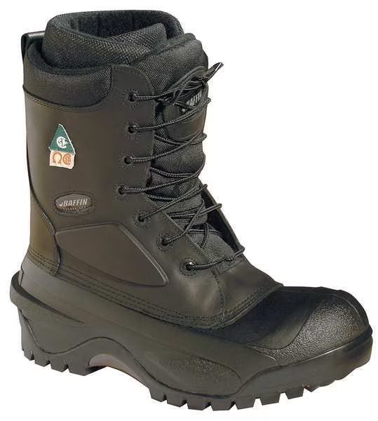 Winter Boots, Mens, 10, Lace, Nonmetal, PR, Baffin, Mfr#: 7157-0238-001