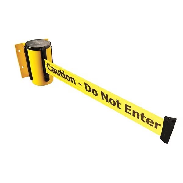 Belt Barrier, Yellow, Belt Color Yellow, Tensabarrier, Mfr#: 896-STD-35-MAX-NO-YAX-C