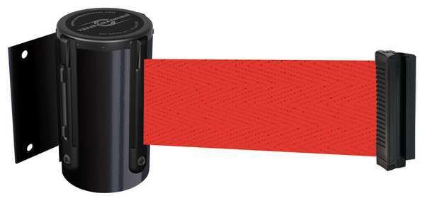 Belt Barrier, Black, Belt Color Red, Tensabarrier, Mfr#: 896-STD-33-MAX-NO-R5X-C