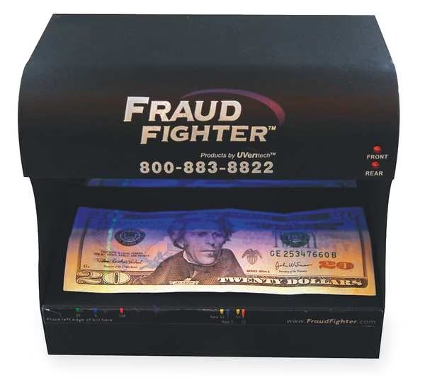 UV Counterfeit Detector, 2 Bulbs, Cortech, Mfr#: CUV16