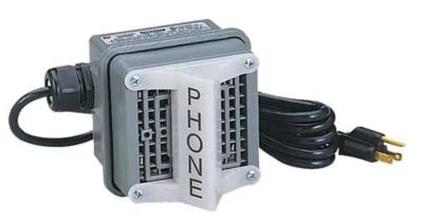 Phone Extension Ringer, Grey, Federal Signal, Mfr#: TELC-120