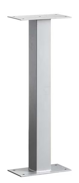Pedestal, Silver, Powder Coated, Bolt, Mail Chest, Salsbury Industries, Mfr#: 4365SLV