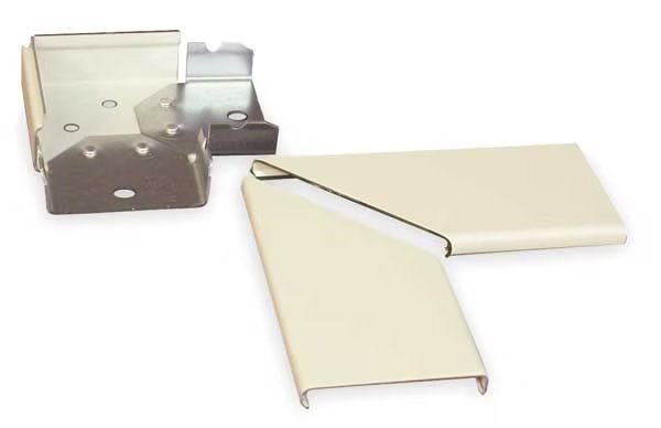 Flat Elbow, 90 deg., Ivory, Steel, Elbows, Legrand, Mfr#: V2411M