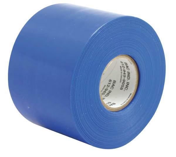 Tarp Tape, 3 In x 36 yd, 7.5 mil, Blue, Bac Industries, Mfr#: TB-108