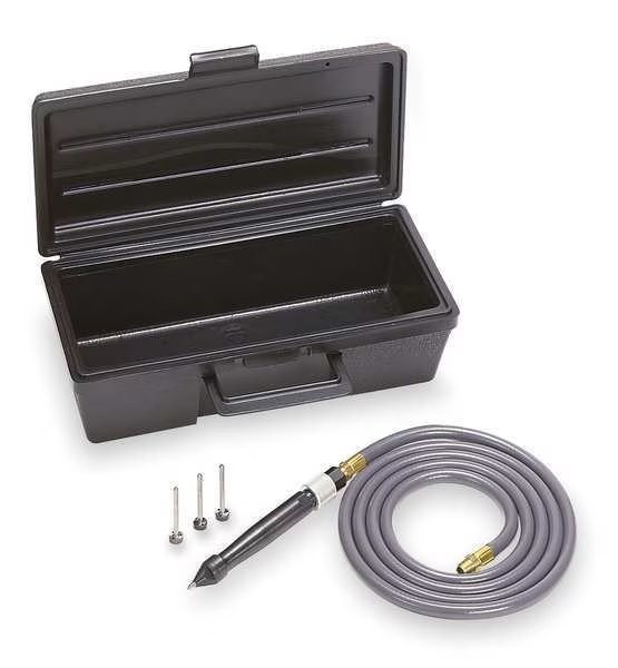 Air Engraving Pen Kit, Includes 3 Stylus and Case, 18750 BPM, Ingersoll-Rand, Mfr#: EP51K