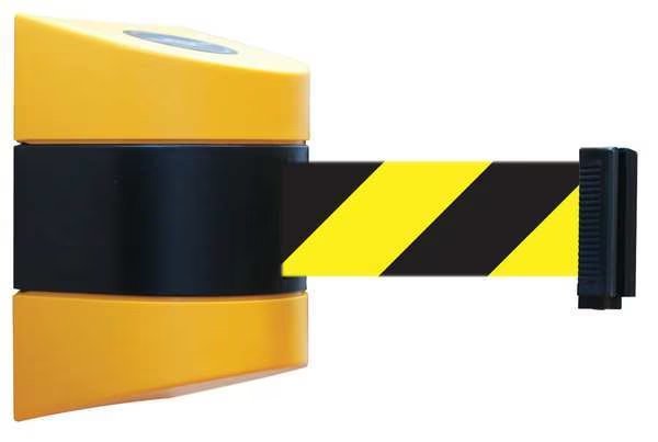 Belt Barrier, Yellow, Belt Yellow/Black, Tensabarrier, Mfr#: 897-15-S-35-NO-D4X-C
