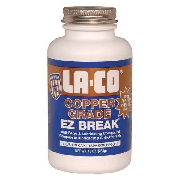 Anti Seize, 10oz, Brush In Cap, Grey, La-Co, Mfr#: 8910
