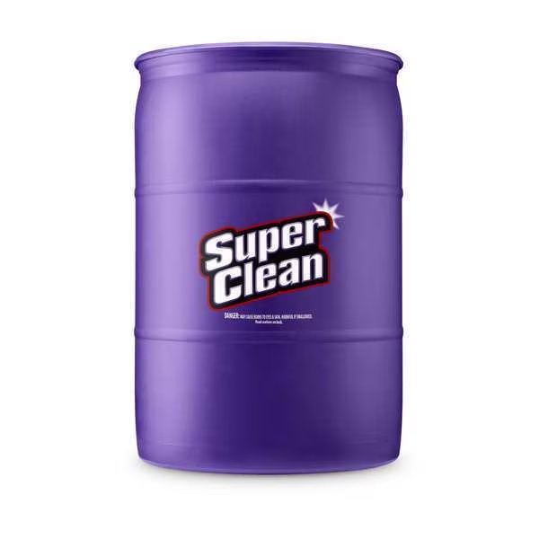 SUPERCLEAN Cleaner/Degreaser, 55 gal Drum, Ready To Use, Water Based, Superclean, Mfr#: 100727