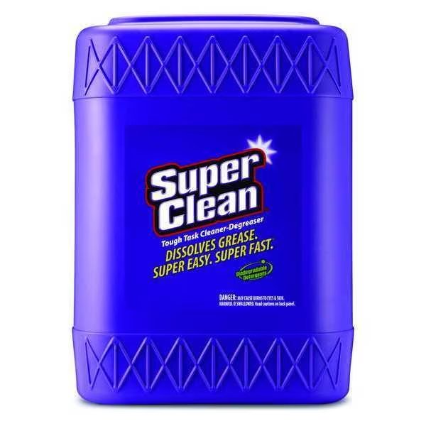 SUPERCLEAN Cleaner/Degreaser, 5 gal Bottle, Ready To Use, Water Based, Superclean, Mfr#: 100725