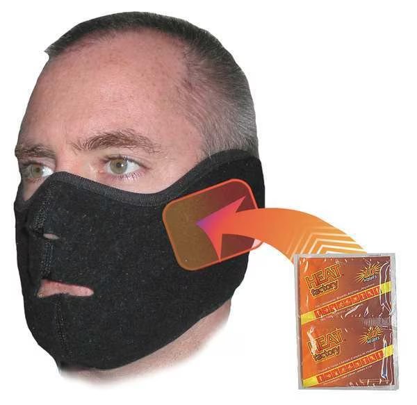 Face Mask, Black, Universal, Heat Factory, Mfr#: 1780-BK