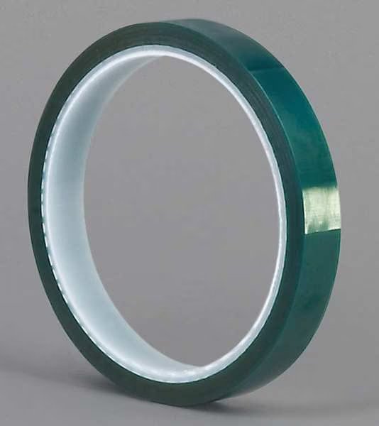 Masking Tape, Dark Green, 1/4 In. x 18 Yd., Tapecase, Mfr#: M Series