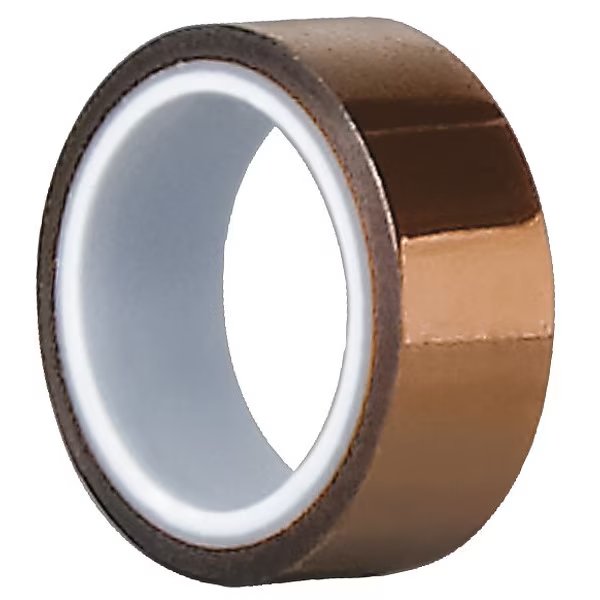Film Tape, Polyimide, Amber, 1 In. x 5 Yd., Tapecase, Mfr#: 15C592