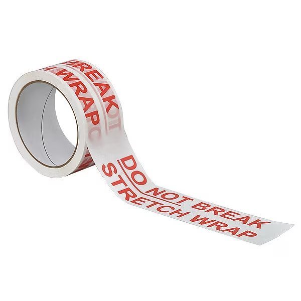Carton Sealing Tape, Red/White, 2In x 55Yd, Tapecase, Mfr#: 15C752