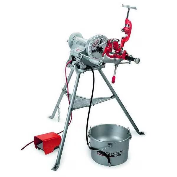 Model 300 Complete Power Threading Machine & Oiler Set, Item 15682, Portable, 38 RPM, Ridgid, Mfr#: 300 Complete