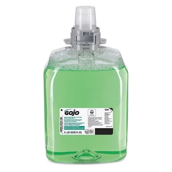 Foam Hand & Body Wash Refill 2000 ml, Green Certified, Fits 5270-06, 5270-0, Cucumber-Melon, 2 Pack, Gojo, Mfr#: 5263-02