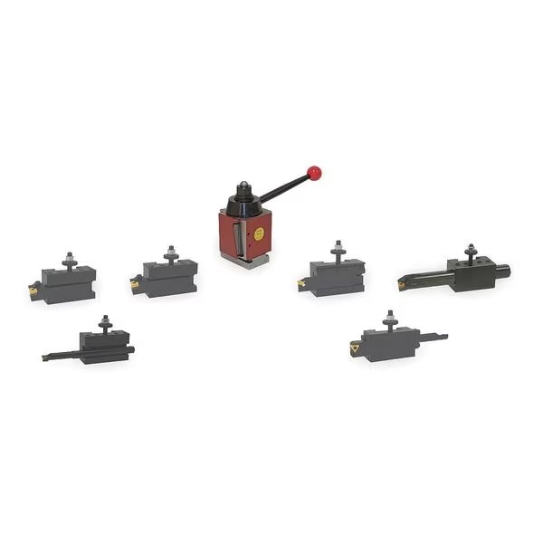 Tool Post & Holder Set, 7 PC, CXA Series, Dorian, Mfr#: SDN35CXA-BSII