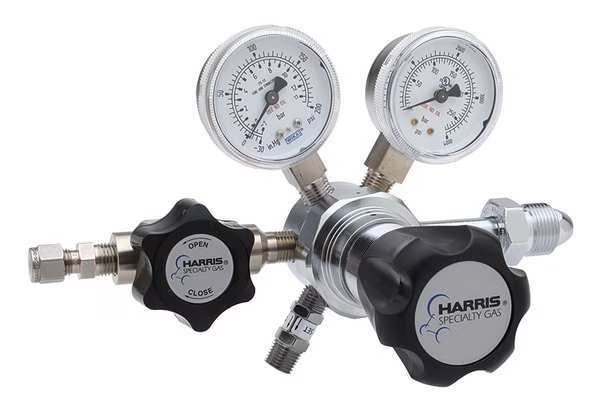 Specialty Gas Regulator, Single Stage, CGA-540, 0 to 125 psi, Use With: Oxygen, Harris, Mfr#: KH1075