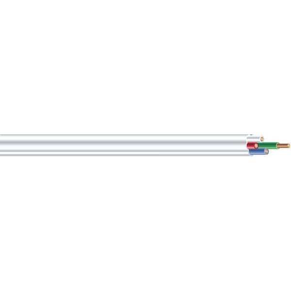 Thermostat Wire, 250ft, 300V, Gauge 18, CL2P, Southwire, Mfr#: 555040423