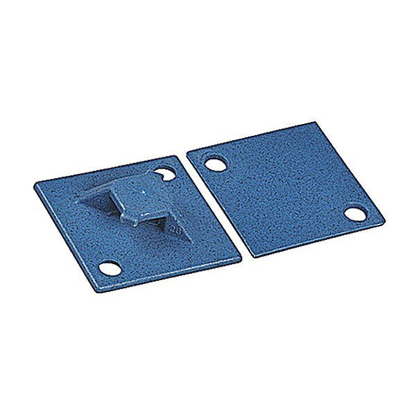 Cable Tie Base, 4-Way, Screw, Blue, PK100, Ty-Rap, Mfr#: TC5347A-NDT
