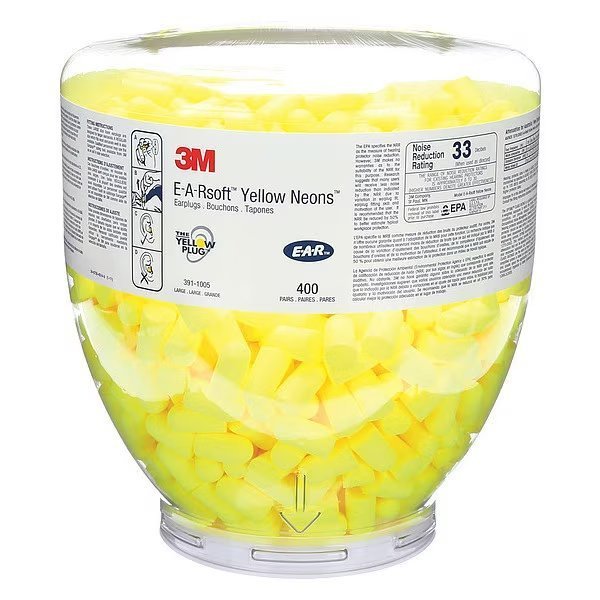 Disposable Bell Shape, Yellow, 3M, Mfr#: 391-1005