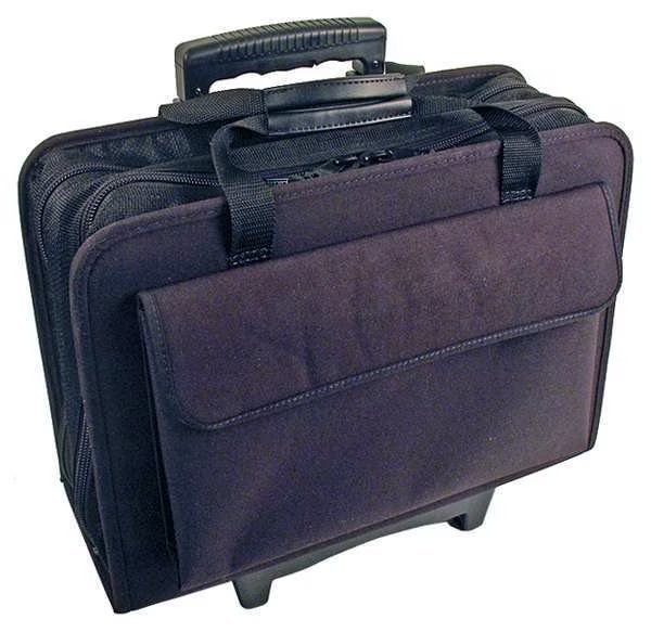 Rolling Tool Bag, Black, Nylon, 50 Pockets, Platt, Mfr#: 689ZTH
