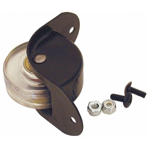 Black Polyethylene Wheel, Steel Housing Wheel Kit, Platt, Mfr#: HDW055