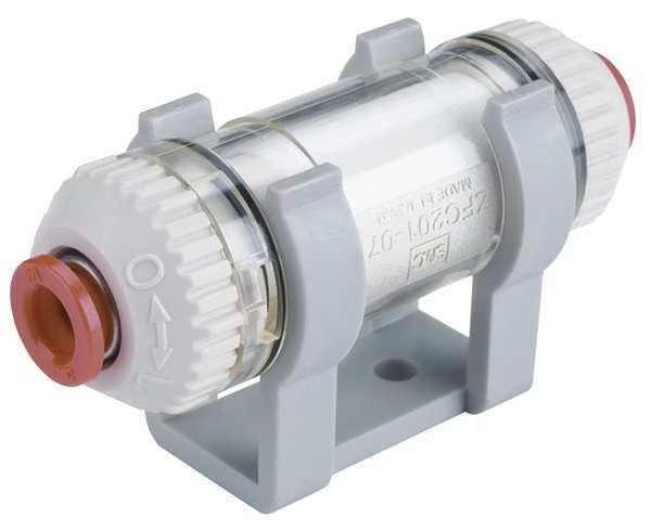 Vacuum Filter, Inline, 5/32, Smc, Mfr#: ZFC3B-B