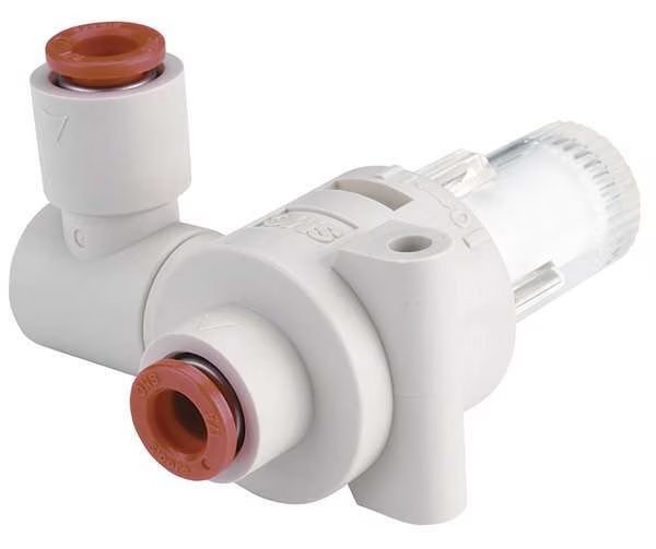 Vacuum Filter, 90 Deg., 1/2, Smc, Mfr#: ZFB401-13