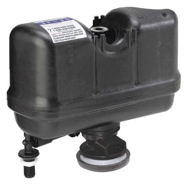 Tank Trim, Toilet, Plastic, Black, Flushmate, Mfr#: M-101526-F3B