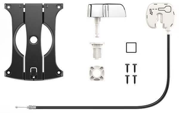 Toilet Flush Handle, Toilet, Chrome, Flushmate, Mfr#: AP300503