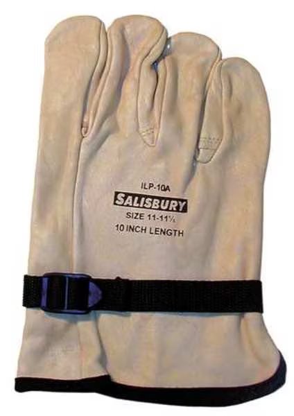 Elec. Glove Protector, 12, Cream, PR, Salisbury, Mfr#: ILP10A/12