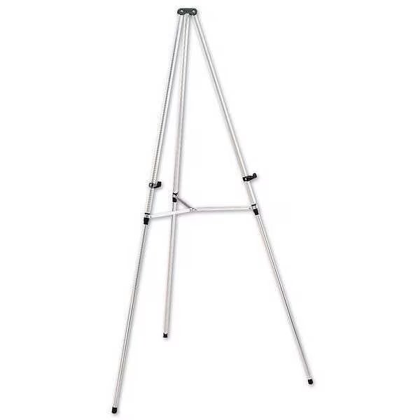 Portable Telescoping Display Easel, Silver, Quartet, Mfr#: 50E