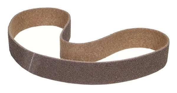 Sanding Belt, 3/4 in W, 20 1/2 in L, Non-Woven, Aluminum Oxide, 80 Grit, Medium, Merit Surface Prep, Merit, Mfr#: 66254499800