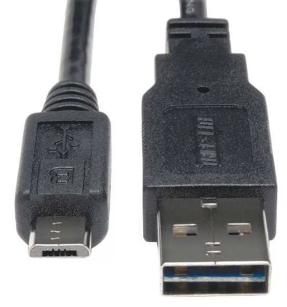 USB Cable, Black, 480Mbps, 6 ft., Tripp Lite, Mfr#: UR050-006
