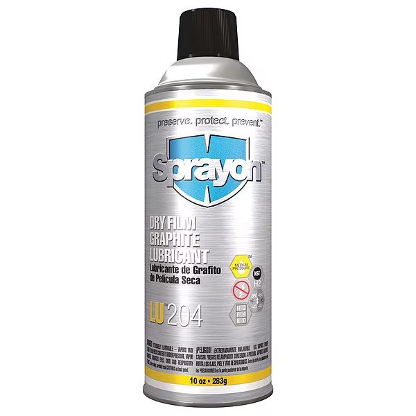 Dry Film Graphite Lubricant, 10 Oz., Sprayon, Mfr#: SC0204000