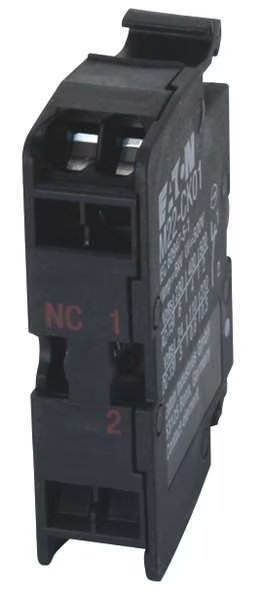 Contact Block, Cage, Black, 22mm, 1NC, Eaton, Mfr#: M22-CK01