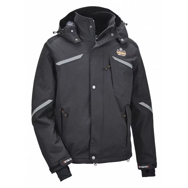 Thermal Jacket, Black, Medium, N-Ferno, Mfr#: 6466