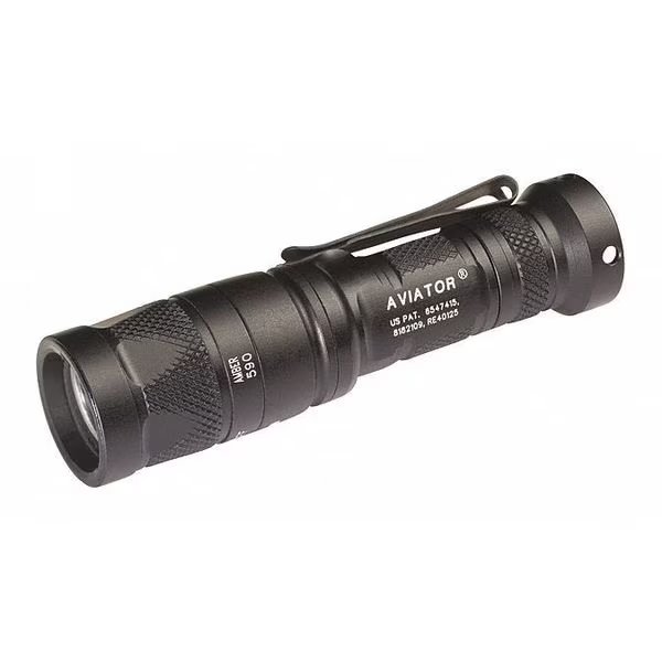 Dual Spectrum Aviator Flashlight, 20lm, Surefire, Mfr#: AVIATOR-AM
