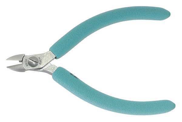 4 1/2 in 600 Diagonal Cutting Plier Flush Cut Narrow Nose Uninsulated, Erem, Mfr#: T622N