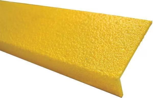 Fiberglass Nosing MED Grit, 3"x36", Yellow, Sure-Foot, Mfr#: 9N12003X003608M
